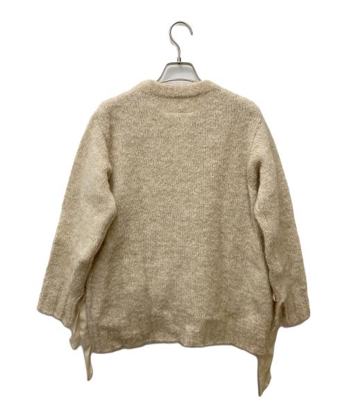 MM6 Maison Margiela（エムエムシックスメゾンマルジェラ）MM6 Maison Margiela (エムエムシックスメゾンマルジェラ) モヘアニットセーター S52GP0091 S17770 ベージュ サイズ:Sの古着・服飾アイテム
