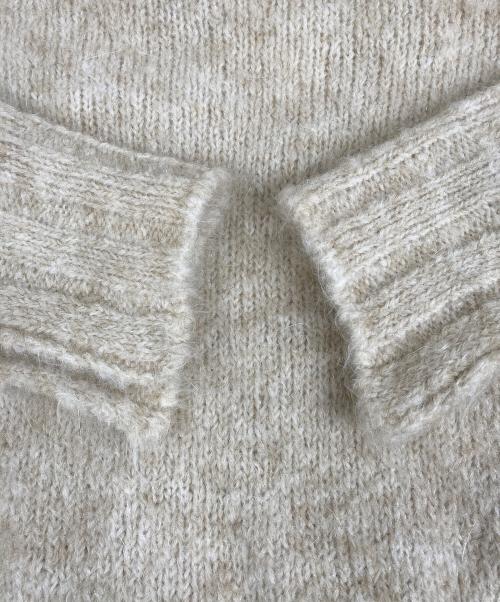 MM6 Maison Margiela（エムエムシックスメゾンマルジェラ）MM6 Maison Margiela (エムエムシックスメゾンマルジェラ) モヘアニットセーター S52GP0091 S17770 ベージュ サイズ:Sの古着・服飾アイテム