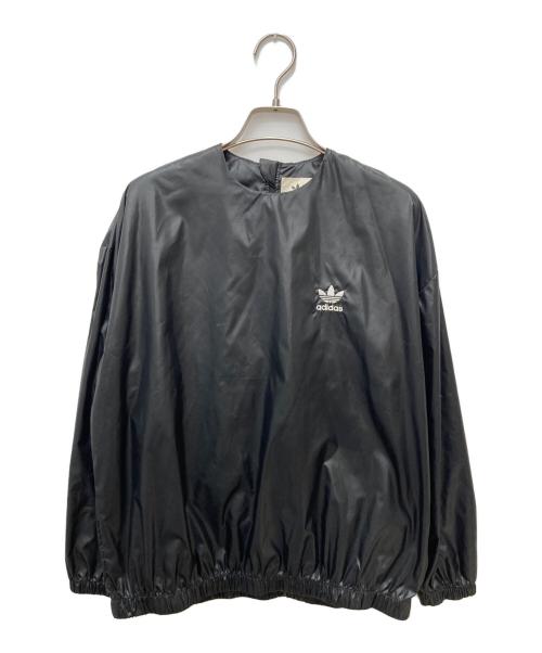 adidas（アディダス）adidas (アディダス) HYKE (ハイク) ナイロンプルオーバー ブラック サイズ:Sの古着・服飾アイテム