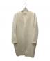 ENFOLD（エンフォルド）の古着「ノーカラーウールコート」｜アイボリー