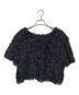 CADUNE (カデュネ) ふわふわ半袖トップス ブラック サイズ:36：5000円