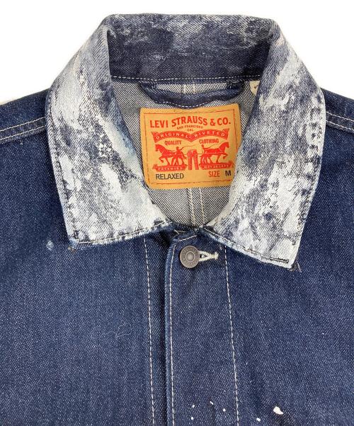 LEVI'S（リーバイス）LEVI'S (リーバイス) ペンキ加工カバーオール PC-9-A0744-0005 インディゴ サイズ:Mの古着・服飾アイテム