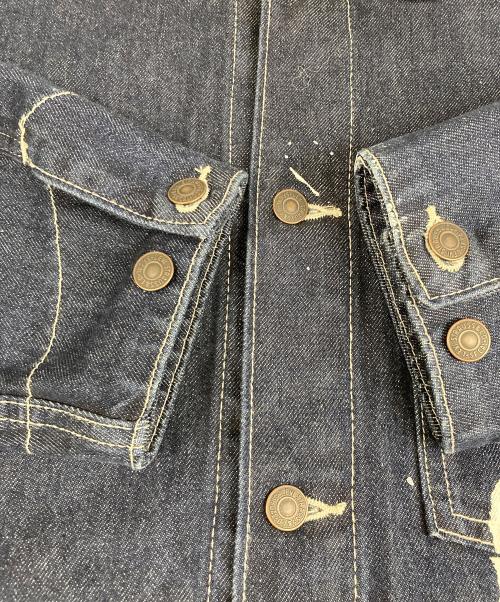 LEVI'S（リーバイス）LEVI'S (リーバイス) ペンキ加工カバーオール PC-9-A0744-0005 インディゴ サイズ:Mの古着・服飾アイテム