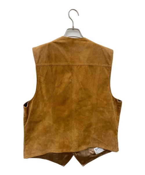 L.L.Bean（エルエルビーン）L.L.Bean (エルエルビーン) スエードレザーベスト ブラウン サイズ:XL LONGの古着・服飾アイテム