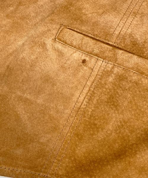 L.L.Bean（エルエルビーン）L.L.Bean (エルエルビーン) スエードレザーベスト ブラウン サイズ:XL LONGの古着・服飾アイテム