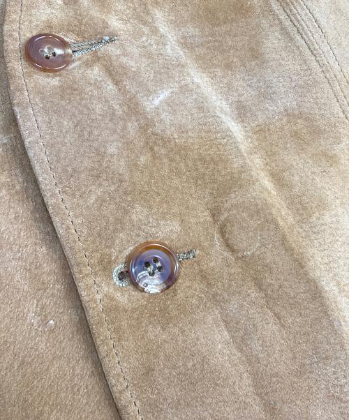 L.L.Bean（エルエルビーン）L.L.Bean (エルエルビーン) スエードレザーベスト ブラウン サイズ:XL LONGの古着・服飾アイテム