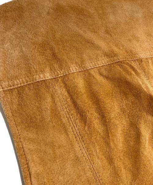 L.L.Bean（エルエルビーン）L.L.Bean (エルエルビーン) スエードレザーベスト ブラウン サイズ:XL LONGの古着・服飾アイテム