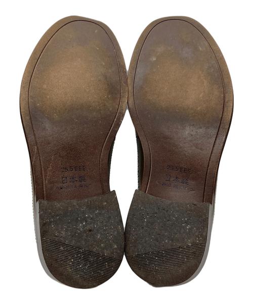 ブランド表記なし（ブランド表記ナシ）ブランド表記なし (ブランド表記ナシ) ウィングチップシューズ 2042 1001 オリーブ サイズ:25.5の古着・服飾アイテム