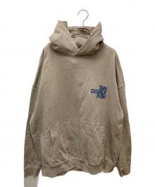 TAIN DOUBLE PUSH（タイン ダブルプッシュ）の古着「TAIN SWEAT HEAVY HOODIE 21TN-PK43」｜ベージュ