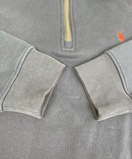 POLO RALPH LAUREN（ポロ・ラルフローレン）POLO RALPH LAUREN (ポロ・ラルフローレン) ハーフジップスウェット ネイビー サイズ:XLの古着・服飾アイテム