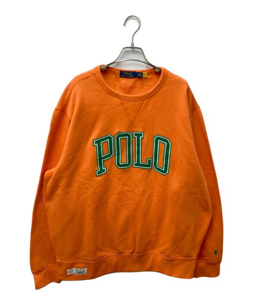 POLO RALPH LAUREN（ポロ・ラルフローレン）POLO RALPH LAUREN (ポロ・ラルフローレン) スウェット オレンジ サイズ:XLの古着・服飾アイテム