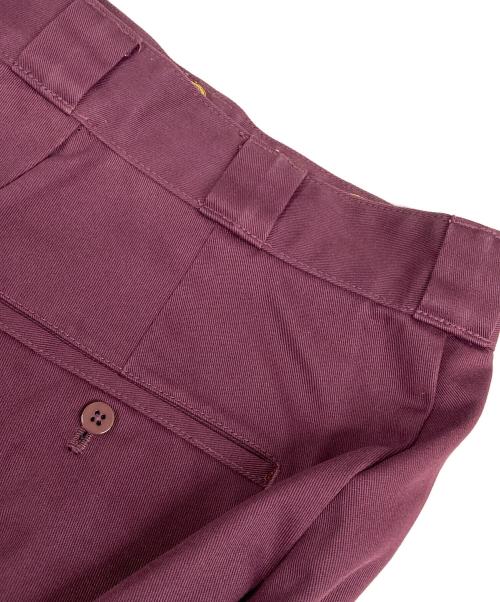 Dickies（ディッキーズ）Dickies (ディッキーズ) myne (マイン) サイドスナップワイドパンツ MYDKP210 レッド サイズ:Mの古着・服飾アイテム