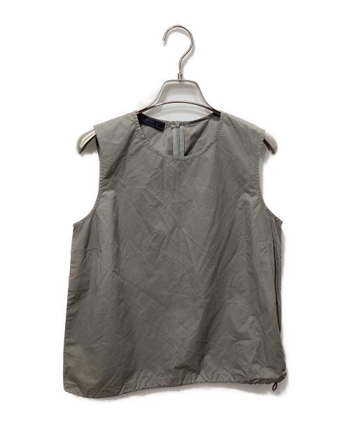 PRADA（プラダ）PRADA (プラダ) ノースリーブブラウス グレー サイズ:42の古着・服飾アイテム