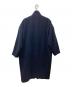 mizuiro-ind (ミズイロインド) ウールブレンド スタンドカラー コート ネイビー サイズ:Free：10000円