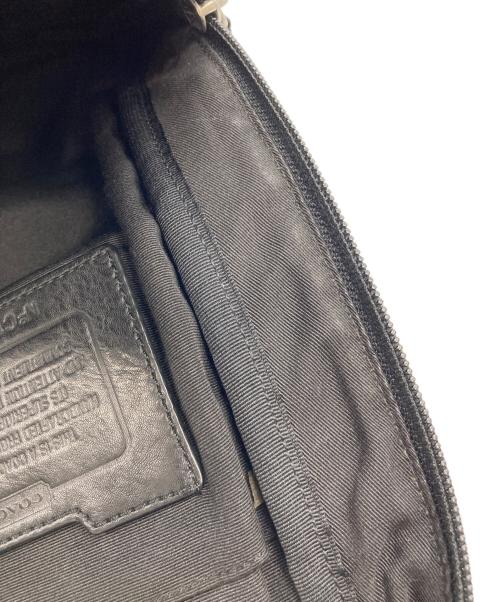 COACH（コーチ）COACH (コーチ) ヘリテージ ウェブ レザー スリング パック　F70811 ブラックの古着・服飾アイテム