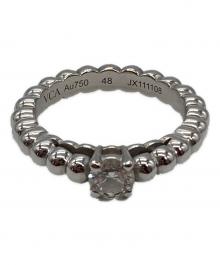 VAN CLEEF & ARPELS（ヴァンクリーフ＆アーペル）の古着「ラウンドカットダイヤモンドリング」