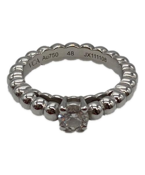 VAN CLEEF & ARPELS（ヴァンクリーフ＆アーペル）VAN CLEEF & ARPELS (ヴァンクリーフ＆アーペル) ラウンドカットダイヤモンドリング サイズ:48/7号の古着・服飾アイテム