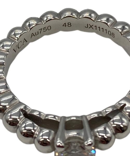 VAN CLEEF & ARPELS（ヴァンクリーフ＆アーペル）VAN CLEEF & ARPELS (ヴァンクリーフ＆アーペル) ラウンドカットダイヤモンドリング サイズ:48/7号の古着・服飾アイテム