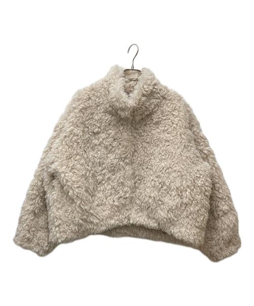 QTUME（クチューム）QTUME (クチューム) エコファージャケット 352-24555 ホワイト サイズ:38 未使用品の古着・服飾アイテム