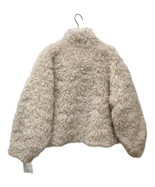 QTUME（クチューム）QTUME (クチューム) エコファージャケット 352-24555 ホワイト サイズ:38 未使用品の古着・服飾アイテム