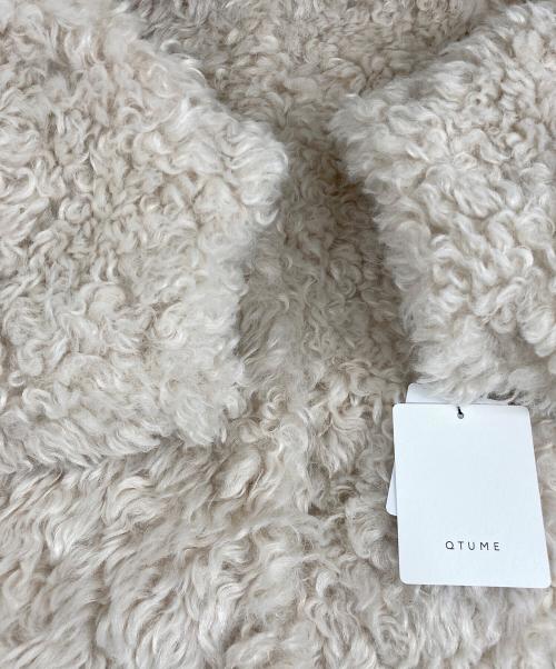 QTUME（クチューム）QTUME (クチューム) エコファージャケット 352-24555 ホワイト サイズ:38 未使用品の古着・服飾アイテム