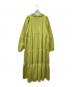THOMAS MAGPIE (トーマス マグパイ) DAIYA Jacquared tiered onepiece 黄緑 サイズ:M：6000円