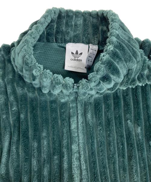 adidas（アディダス）adidas (アディダス) Contempo 3D Half Zip Turtle Neck Sweat HK7457 グリーン サイズ:XLの古着・服飾アイテム
