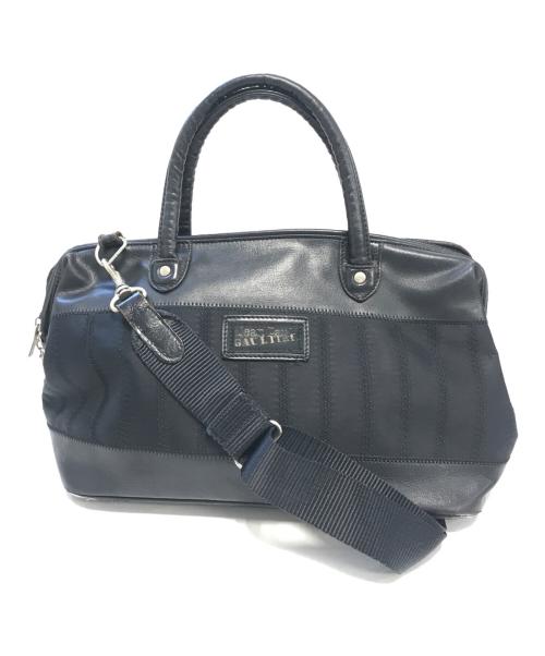 Jean Paul GAULTIER（ジャンポールゴルチェ）Jean Paul GAULTIER (ジャンポールゴルチェ) 2WAYレザーショルダーバッグ ブラックの古着・服飾アイテム