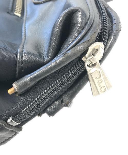 Jean Paul GAULTIER（ジャンポールゴルチェ）Jean Paul GAULTIER (ジャンポールゴルチェ) 2WAYレザーショルダーバッグ ブラックの古着・服飾アイテム