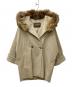 WEEKEND Max Mara（ウィークエンド マックスマーラ）の古着「ファー付きフーデッドコート」｜ベージュ