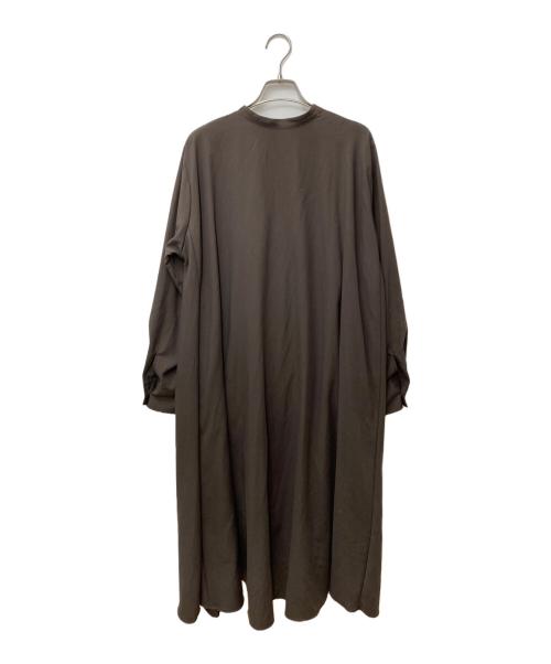 mizuiro-ind（ミズイロインド）mizuiro-ind (ミズイロインド) シャツワンピース ブラウン サイズ:Freeの古着・服飾アイテム