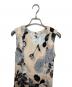 Calvin Klein (カルバンクライン) ノースリーブ花柄ワンピース ベージュ サイズ:2：5000円