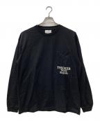 CAPTAINS HELMキャプテンズヘルム）の古着「THICKER THAN BLOOD POCKET LS TEE」｜ブラック