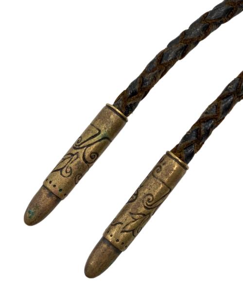 GANGSTERVILLE（ギャングスタービル）GANGSTERVILLE (ギャングスタービル) Galcia (ガルシア) ループタイ ブラウン サイズ:表記サイズなしの古着・服飾アイテム