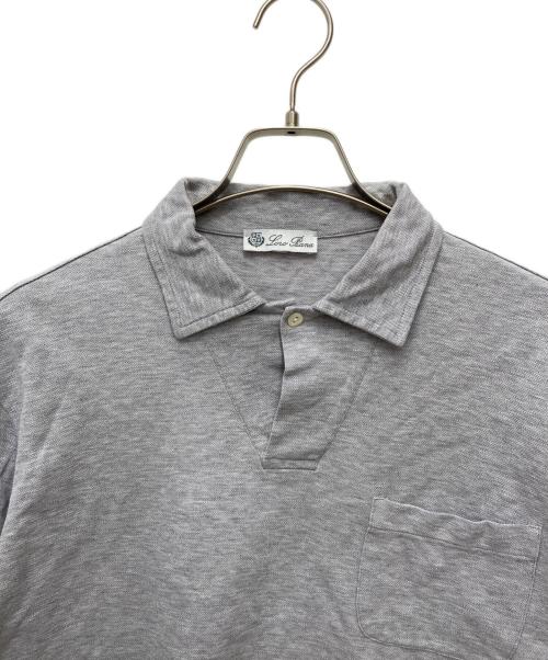 LORO PIANA（ロロピアーナ）LORO PIANA (ロロピアーナ) ポロシャツ グレー サイズ:Mの古着・服飾アイテム