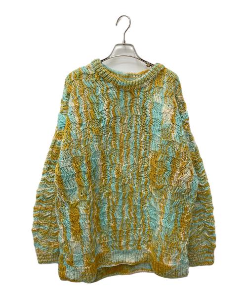 JOURNAL STANDARD（ジャーナルスタンダード）JOURNAL STANDARD (ジャーナルスタンダード) KHWOPA (クオパ) クルーネックハンドニット 20080600951030 マルチカラー サイズ:Mの古着・服飾アイテム