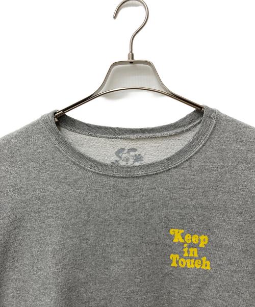 VERDY（ヴェルディ）VERDY (ヴェルディ) Kit Gallery Keep In Touch Sweat グレー サイズ:Lの古着・服飾アイテム