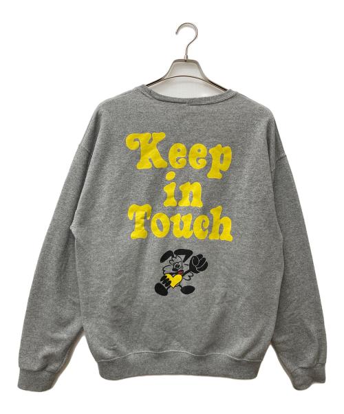 VERDY（ヴェルディ）VERDY (ヴェルディ) Kit Gallery Keep In Touch Sweat グレー サイズ:Lの古着・服飾アイテム