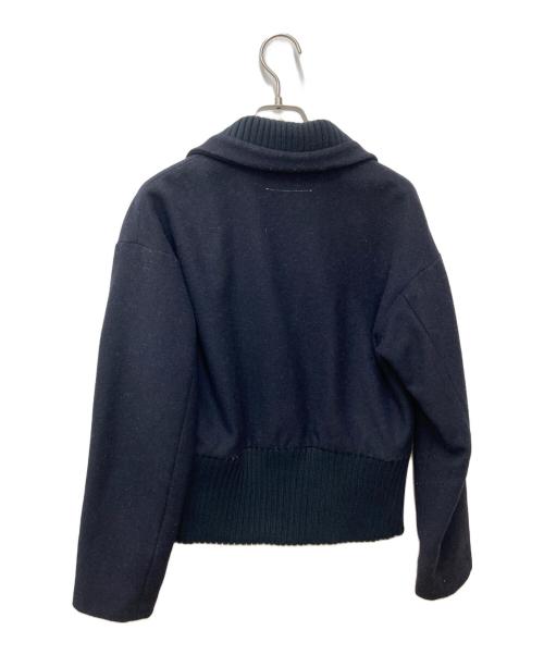 MM6 Maison Margiela（エムエムシックスメゾンマルジェラ）MM6 Maison Margiela (エムエムシックスメゾンマルジェラ) ショートコート 32AM019942134 132039933 ネイビー サイズ:36の古着・服飾アイテム
