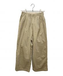 KAGURE（カグレ）の古着「ライスコールイージーパンツ GA47-24S009」｜ベージュ