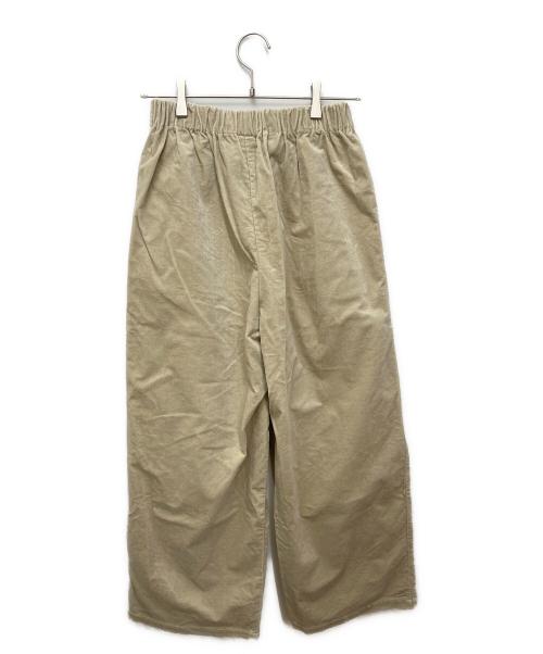 KAGURE（カグレ）KAGURE (カグレ) ライスコールイージーパンツ GA47-24S009 ベージュ サイズ:Freeの古着・服飾アイテム