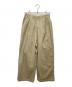 KAGURE（カグレ）の古着「ライスコールイージーパンツ GA47-24S009」｜ベージュ