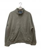 POLO RALPH LAURENポロ・ラルフローレン）の古着「G-9型スウェットハリントンジャケット」｜グレー