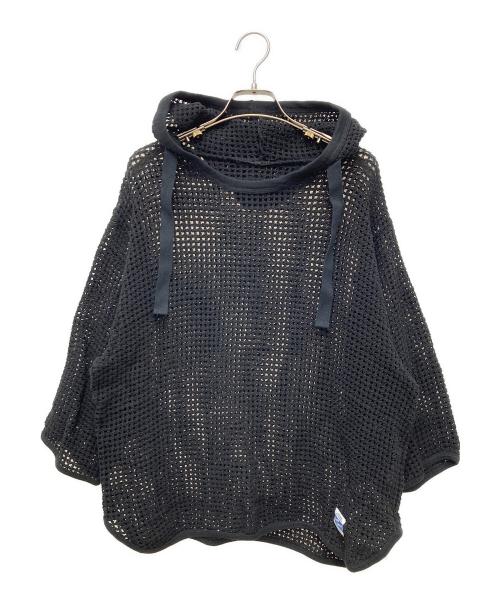 ARMY TWILL（アーミーツイル）ARMY TWILL (アーミーツイル) Cotton Mesh Hoodie ブラック サイズ:Sの古着・服飾アイテム