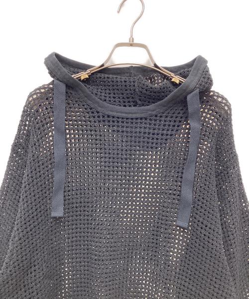 ARMY TWILL（アーミーツイル）ARMY TWILL (アーミーツイル) Cotton Mesh Hoodie ブラック サイズ:Sの古着・服飾アイテム