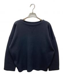 me ISSEY MIYAKE（ミーイッセイ ミヤケ）の古着「プリーツプルオーバースウェット MI41JJ401」｜ブラック