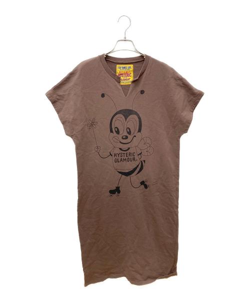 Hysteric Glamour（ヒステリックグラマー）Hysteric Glamour (ヒステリックグラマー) BEETNIK ロングワンピース ブラウン サイズ:FREEの古着・服飾アイテム