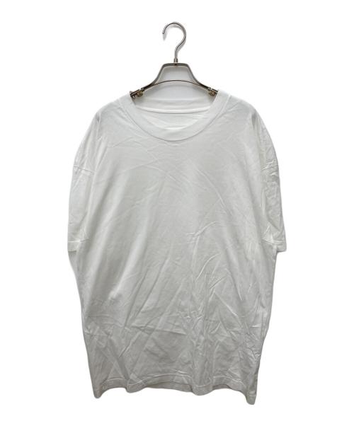 Maison Margiela（メゾンマルジェラ）Maison Margiela (メゾンマルジェラ) オーバーサイズシームディテールTシャツ ホワイト サイズ:48の古着・服飾アイテム