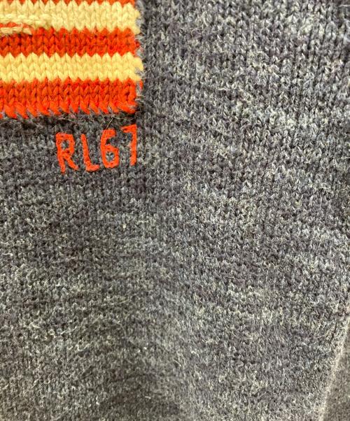 POLO RALPH LAUREN（ポロ・ラルフローレン）POLO RALPH LAUREN (ポロ・ラルフローレン) 星条旗ニット ネイビー サイズ:Lの古着・服飾アイテム