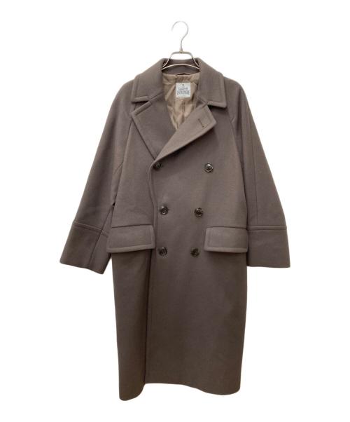 BEAUTY&YOUTH（ビューティーアンドユース）BEAUTY&YOUTH (ビューティーアンドユース) メルトンロングPコート　1625-144-4564 ブラウン サイズ:Sの古着・服飾アイテム